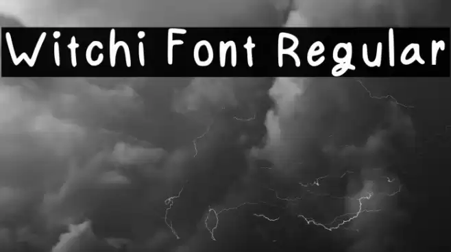 Witchi Font Regular Font examples