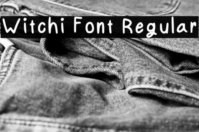 Witchi Font Regular Font examples