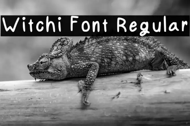 Witchi Font Regular Font examples