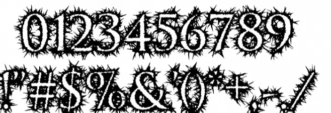 Witching Hour Font OTHER CHARS