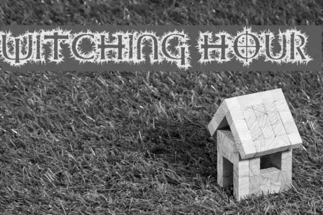 Witching Hour Font examples