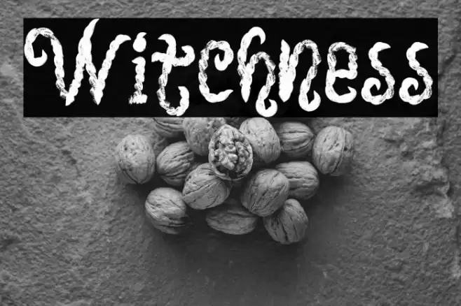 Witchness Font examples