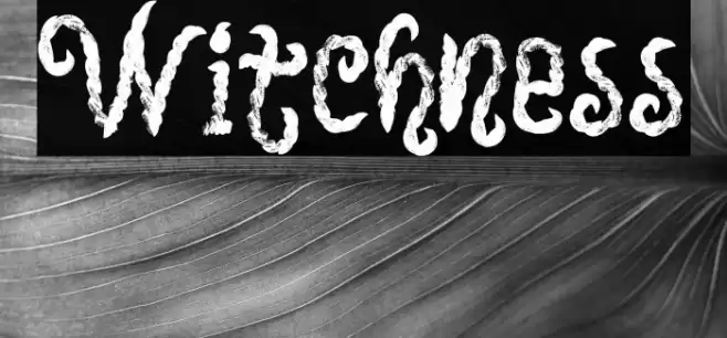 Witchness Font examples