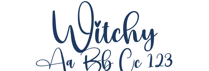 Witchy Font Preview
