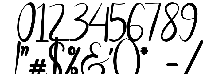 With Danilla Schriftart Anderer Schreiben