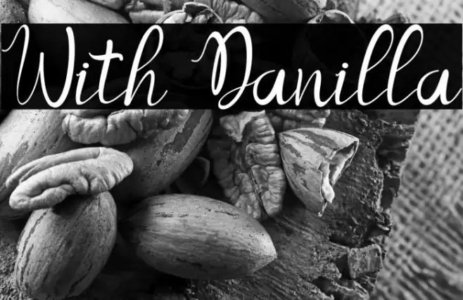 With Danilla Schriftart examples