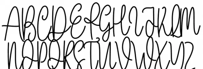 With Farmhouse फ़ॉन्ट अपरकेस