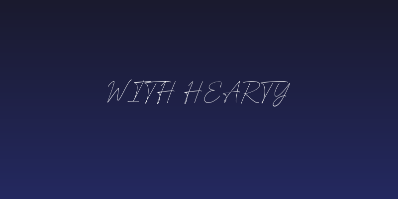 With Hearty Social Header