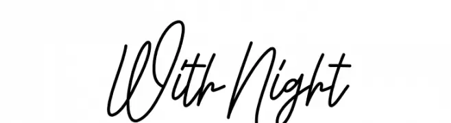 With Night  Fuentes Gratis Descargar