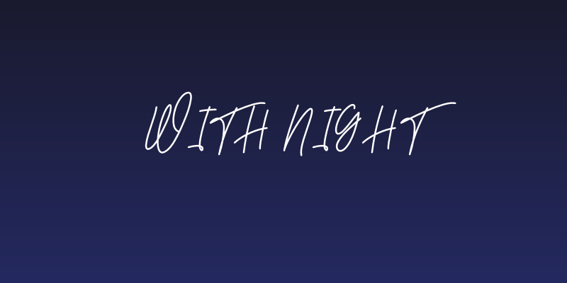 With Night Social Header
