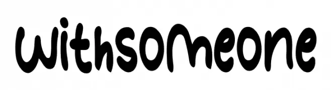With Someone  Free Fonts Download