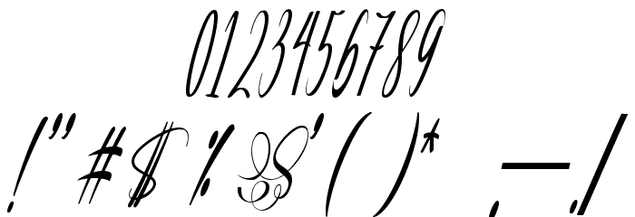 With Stalk Schriftart Anderer Schreiben