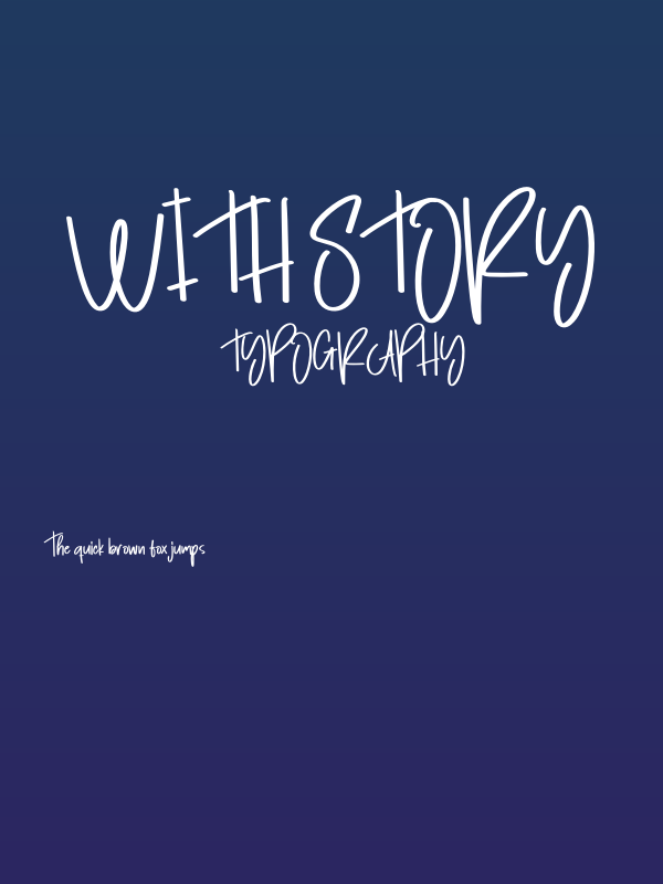 With Story Poster