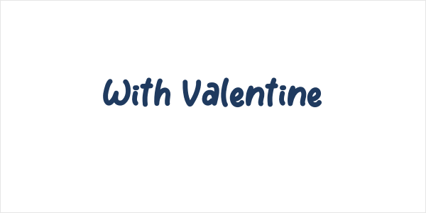 With Valentine Logo