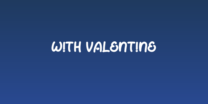 With Valentine Social Header