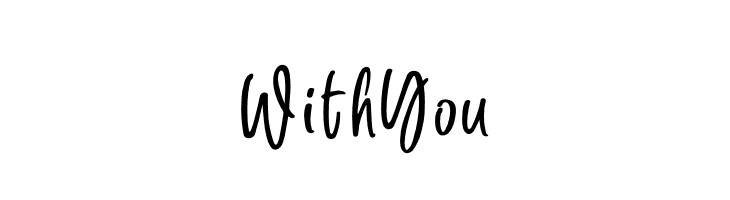 With You  免费字体下载