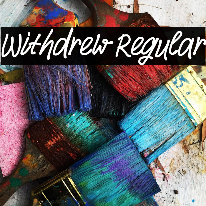 Withdrew Regular Example 2