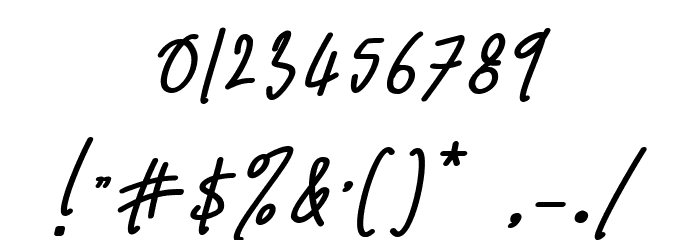 Witherscollin Bold Italic Font OTHER CHARS