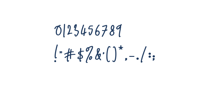 Witherscollin Bold Other Characters