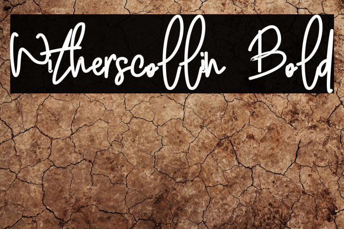 Witherscollin Bold Example 2