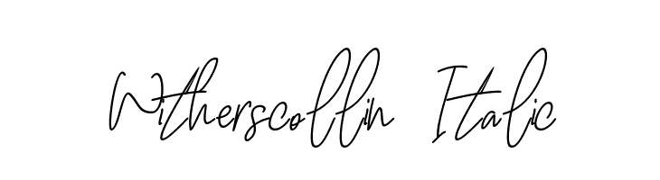 Witherscollin Italic  Descarca Fonturi Gratis