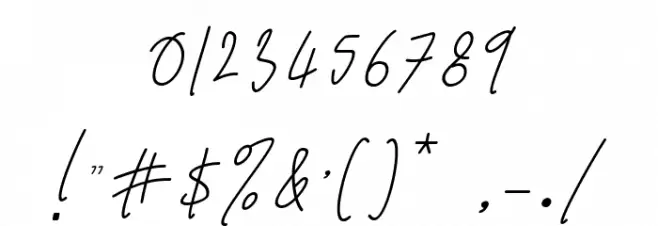 Witherscollin Italic Font OTHER CHARS