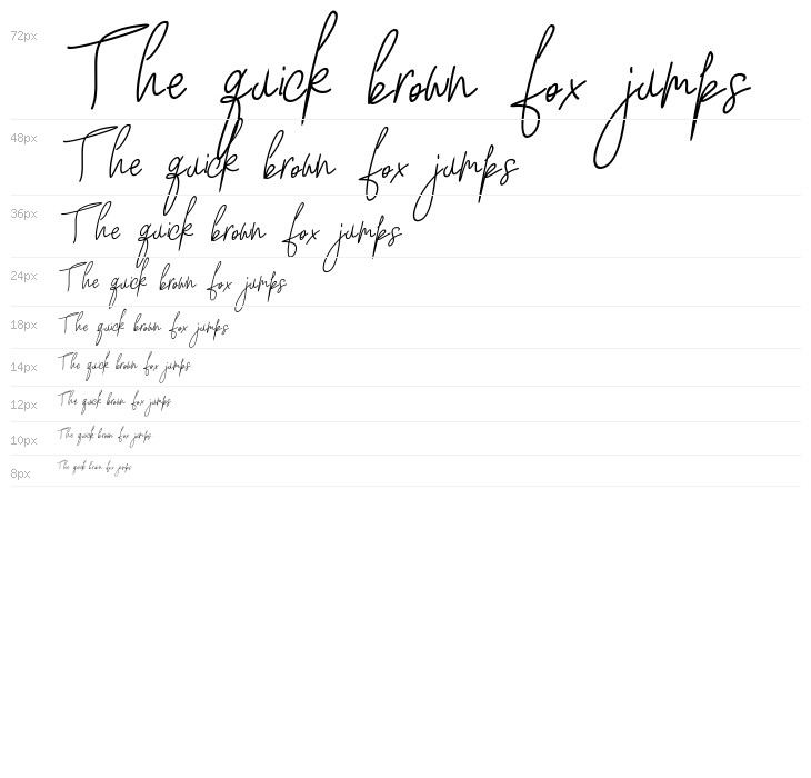 Witherscollin Italic Waterfall