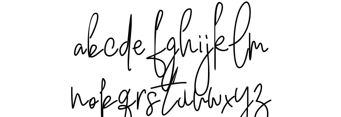 Witherscollin Font LOWERCASE