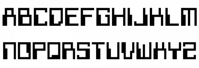 Withheld Data Schriftart Groß