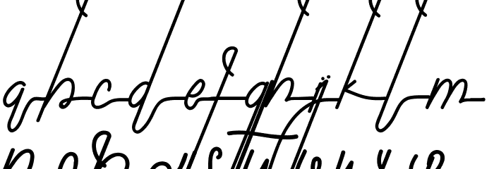 Without Love Demo Font LOWERCASE