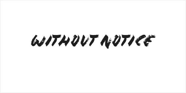 Without Notice Logo