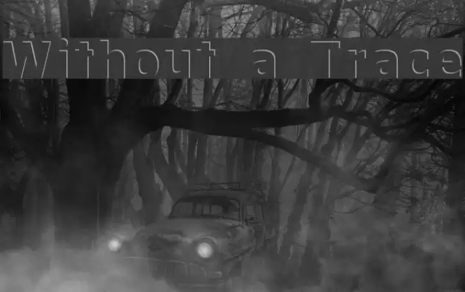 Without a Trace Font examples