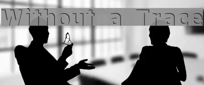 Without a Trace Font examples