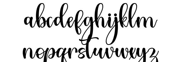 Withrose - Personal Use Font LOWERCASE