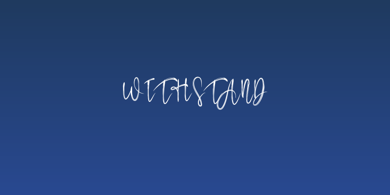 Withstand Social Header