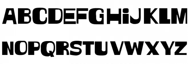 Witless Schriftart Groß