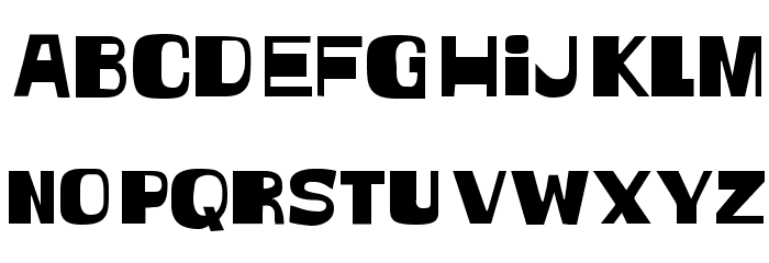 Witless Font LOWERCASE