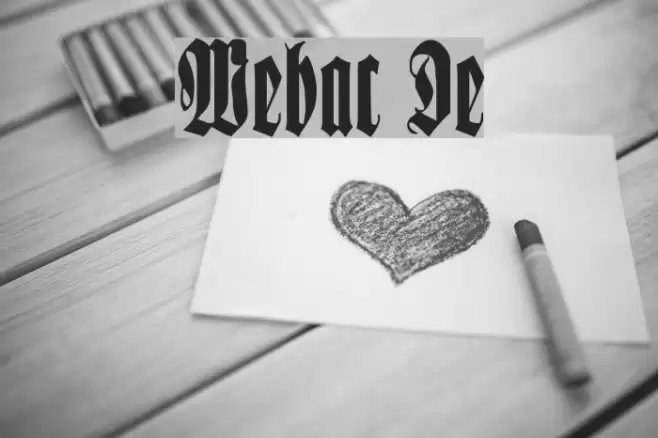 Wittenbach Demo फ़ॉन्ट examples