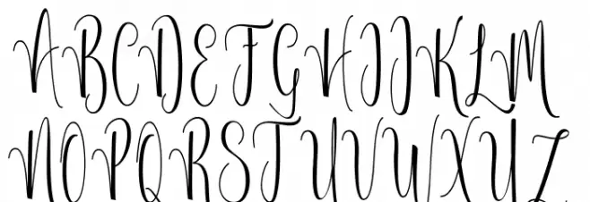 Wittering on Free خط أحرف كبيرة