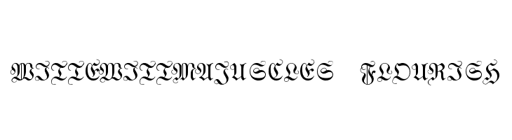WittewittMajuscles-Flourish Font