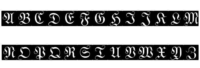 WittewittMajuscles-FlourishBricks Font LOWERCASE