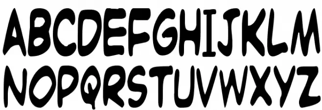 Witzworx Regular Schriftart Groß