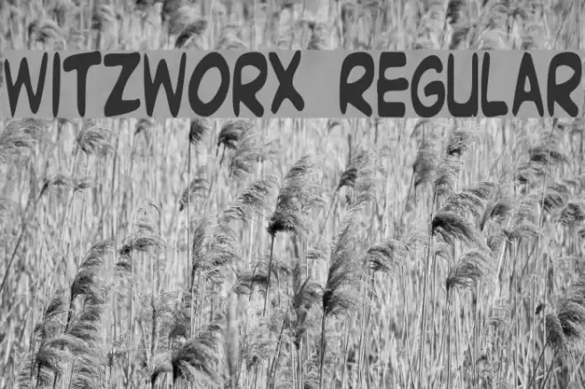 Witzworx Regular Font examples