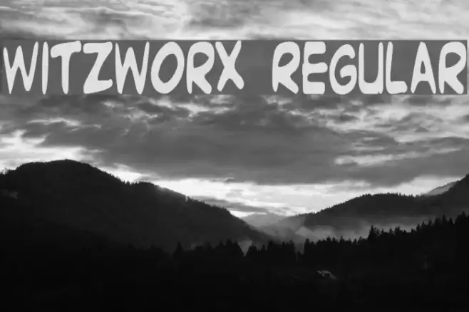 Witzworx Regular Font examples