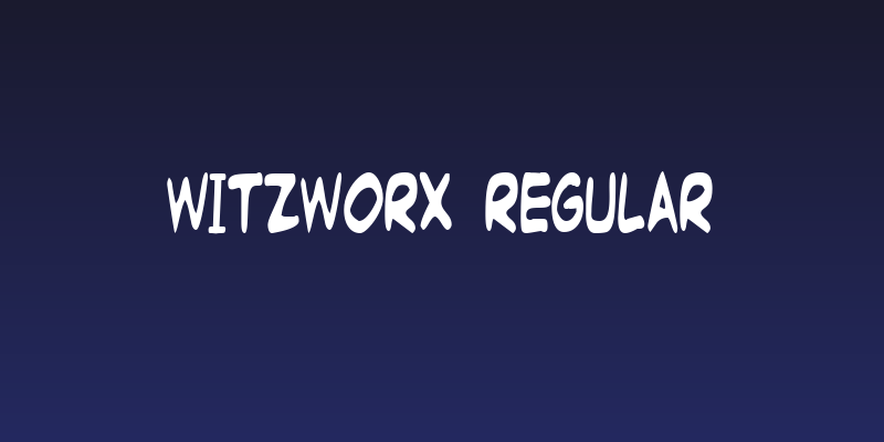 Witzworx Regular Social Header