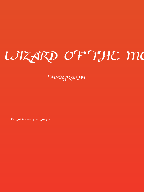 Wizard Of The Moon Poster