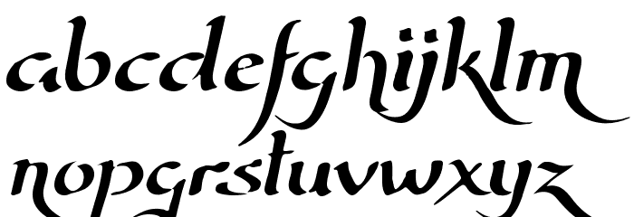 Wizard Of The Moon Font LOWERCASE