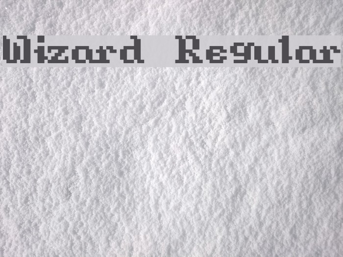 Wizard Regular Font examples