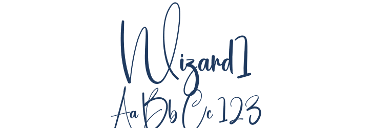 Wizard1 Font Preview