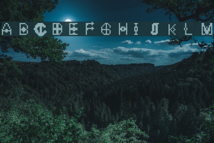 WizardPixel Font examples